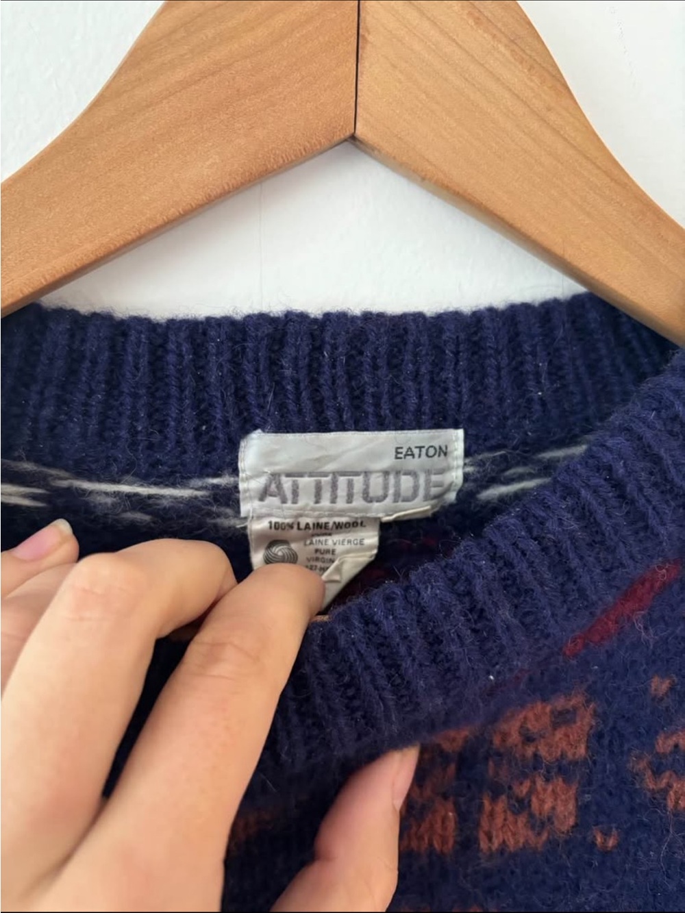 100% Wool Sweater - Picture 3 of 3